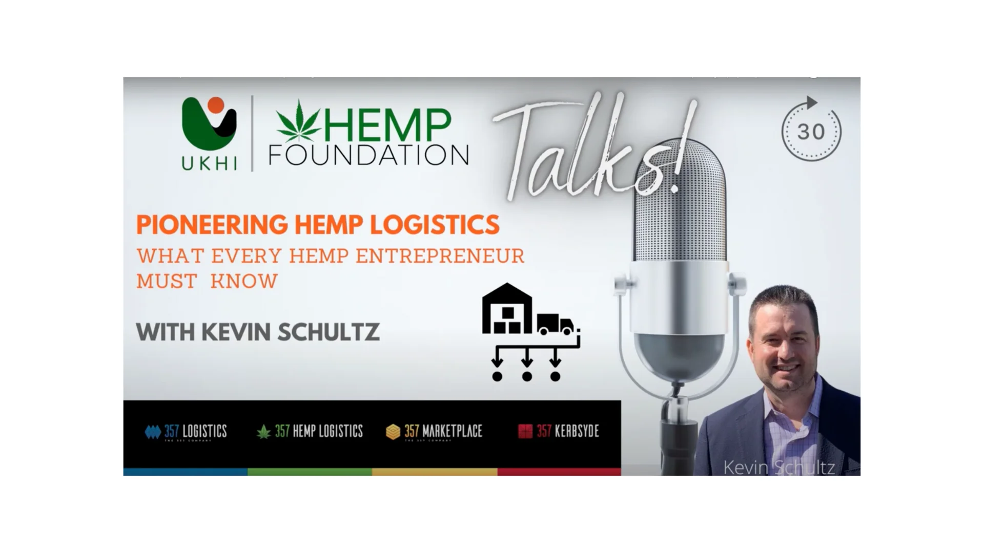 Hemp Foundation Vital Importance of Hemp Logistics Interview with Kevin Schultz President 357 Hemp Logistics